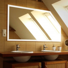 Зеркало в ванную 80 см с LED подсветкой Бруклин 